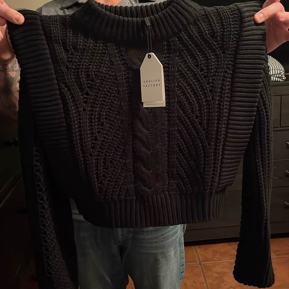 English Factory black sweater